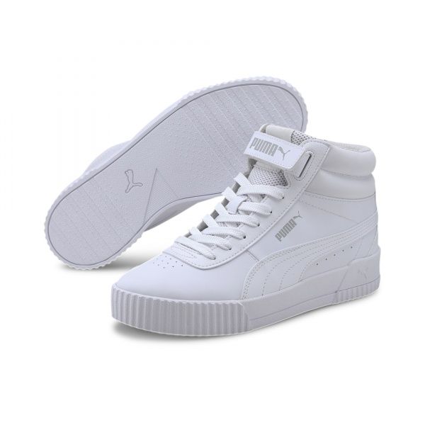 Кроссовки Puma Carina Mid 37323301 р.UK 5 белый