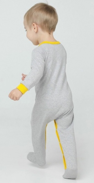 Комбінезон для хлопчика Smil р.74 сірий меланж 108618 