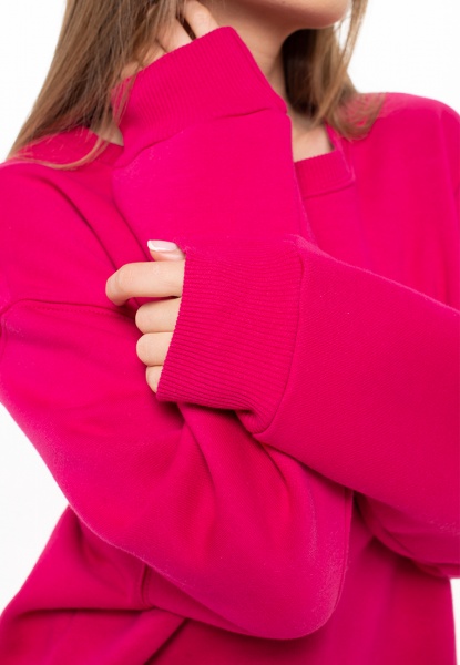 Свитшот Роза 210518 р. XL фуксия