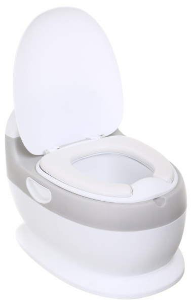 Горшок Bambinelli со звуком смывания 28x40x30 см серый