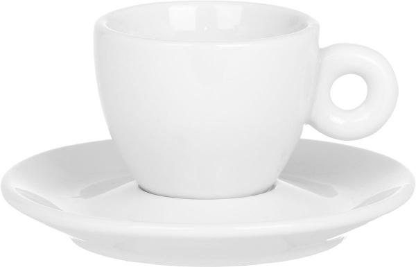 Чашка з блюдцем Illy Horeca 60 мл (F2530+F2531) Alt Porcelain
