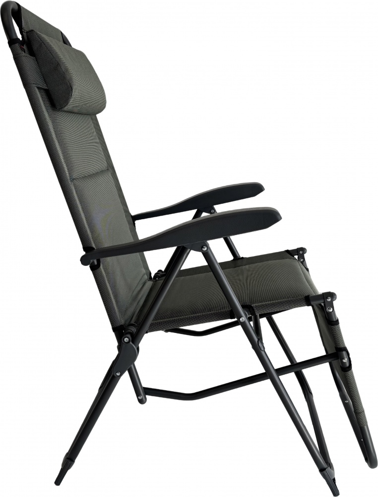 Шезлонг розкладний Grilland SX-3219-1 64x114 см темно-зелений