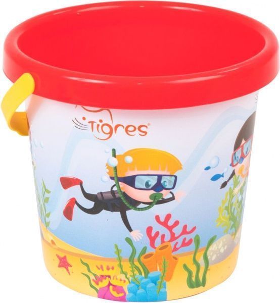 Іграшка Тигрес Відро для піску 1 л з термонаклейка 39627
