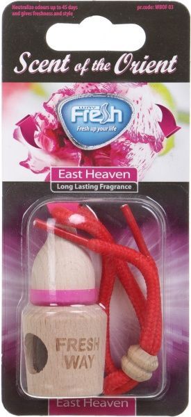 Ароматизатор підвісний FRESHWAY Orient Wood Blister East Heaven 5 мл