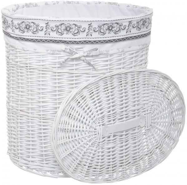 Кошик плетений з текстилем 51х37х56 см HQ13-53CD-1 