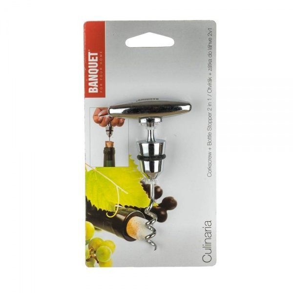 Штопор 2 в 1 Culinaria Banquet