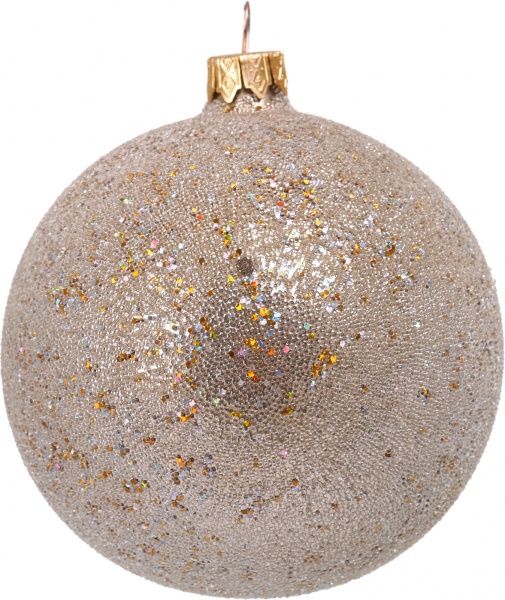 Ялинкова іграшка у формі кулі 10 см в в асортименті 