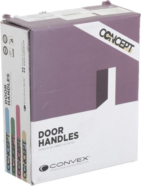 Ручка на розетці Convex 1605 матовий хром