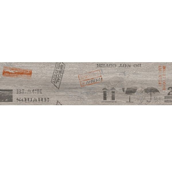 Декор Golden Tile Sherwood Сірий ректифікат Д62990 150x600 мм