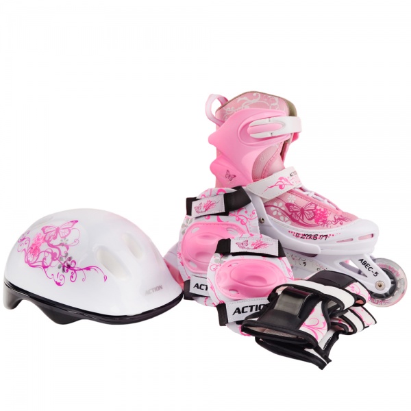 Комплект роликів Action PINKY PW117C6PW30905/26-29 pink