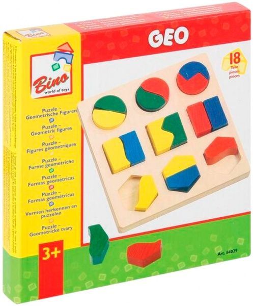 Пазлы деревянные Bino 