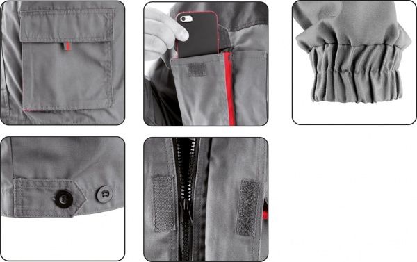 Куртка робоча YATO легка р. M YT-80281 сірий