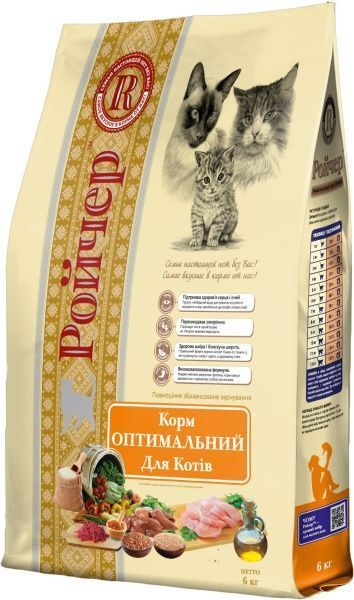Корм Ройчер оптимальний 6 кг