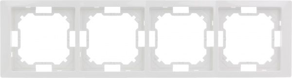 Рамка четырехместная Simon Basic Neos универсальная белый BMRC4/11