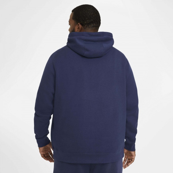 Джемпер Nike M NSW CLUB HOODIE FZ BB BV2645-410 р. L синій