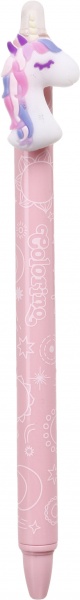 Ручка Colorino Єдиноріг пиши-стирай синя