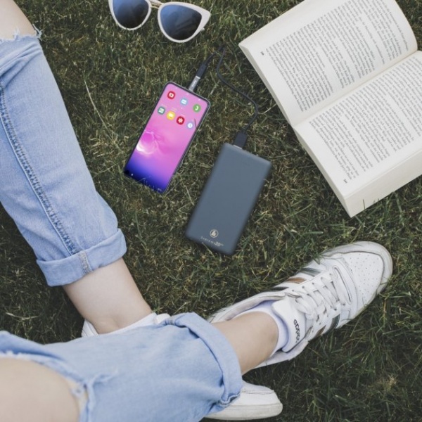 Внешний аккумулятор (Powerbank) Hama Supreme 20HD 20000 m/Ah grey (187292) 