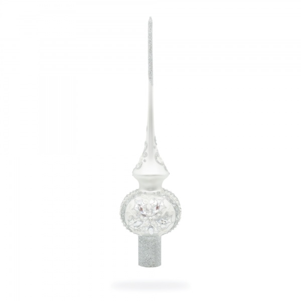 Верхівка скляна Вуаль B-397 матова срібло 