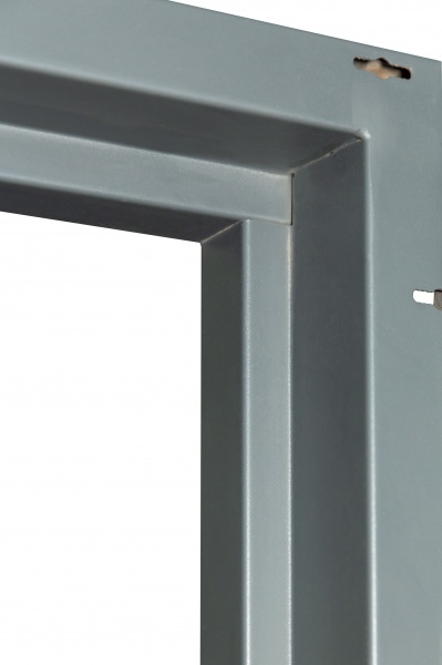 Двері вхідні Revolut Doors В-413 модель 172 графіт матовий / біла шагрень 2040x940 мм праві