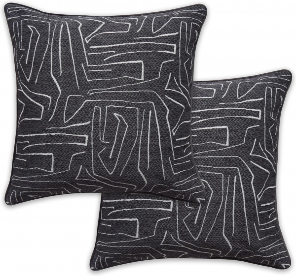 Подушка декоративная Nelda 40x45 см графит La Nuit 