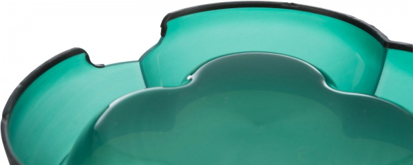 Миска Trixie для кошек прозрачная пластик резиновая основа 0,25 л 12 см (24430)