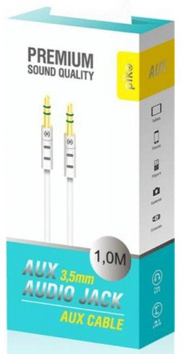 Кабель Piko CB-AW11 AUX білий (1283126489167)