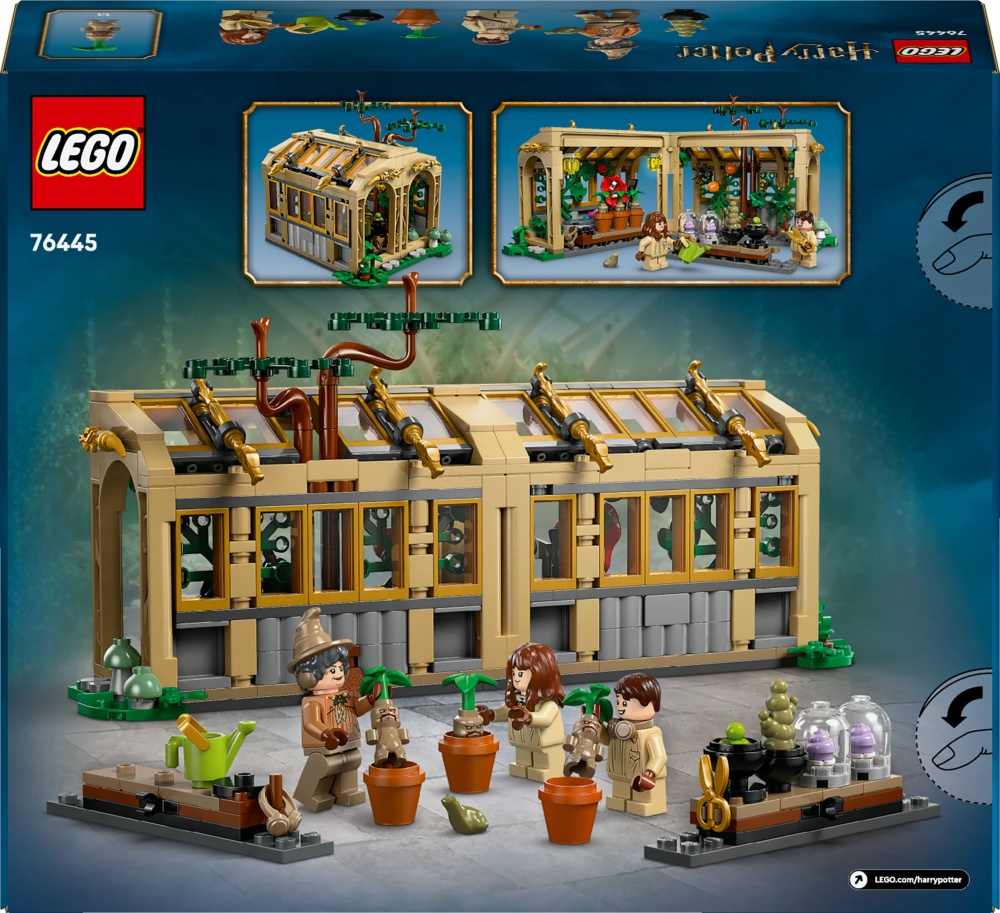 Конструктор LEGO Harry Potter Замок Гогвортс: урок гербології 76445