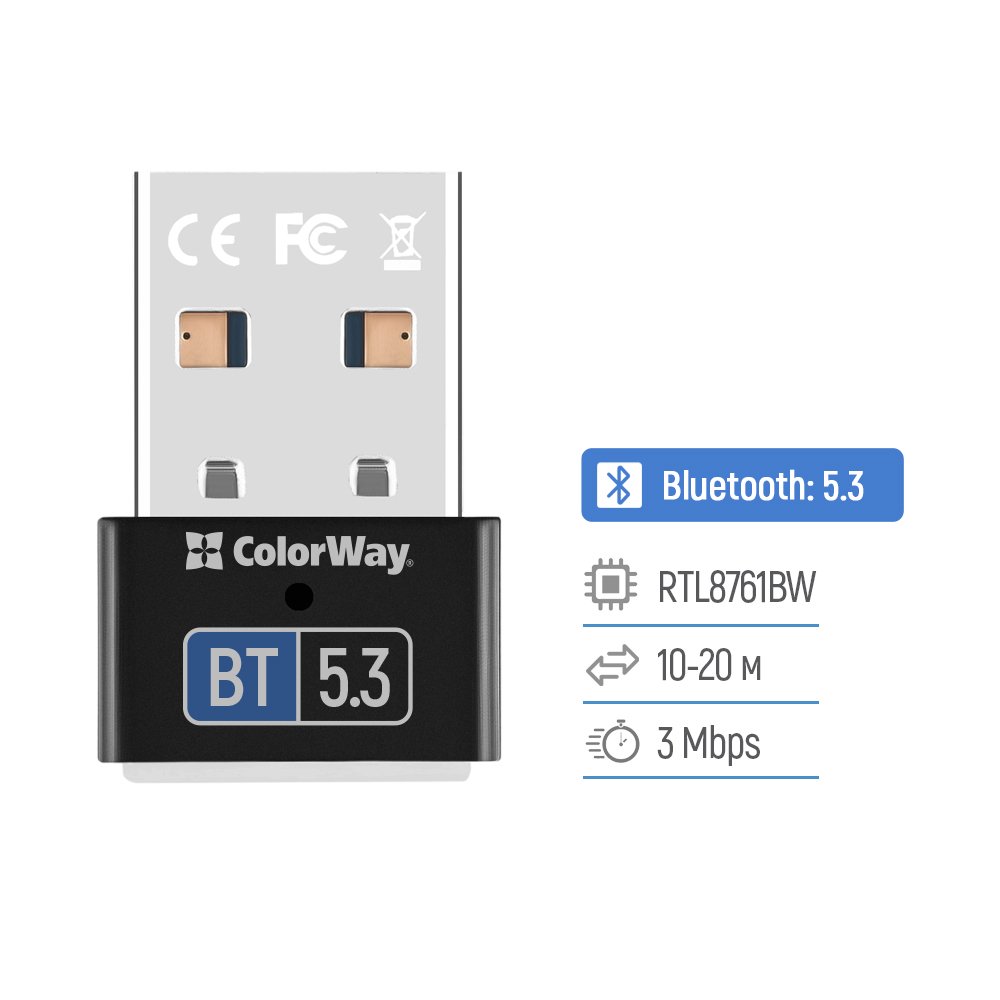 ColorWay Bluetooth BT 5.3 (CW-AD-BT53)