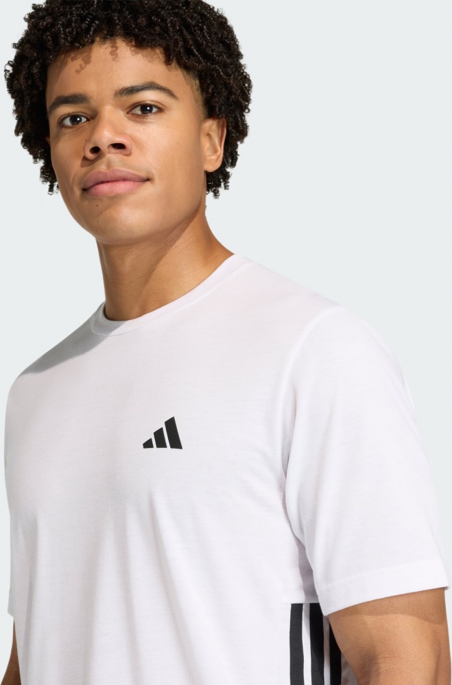 Футболка Adidas WE FR 3S T WHITE/BLACK KD0606 р.S білий