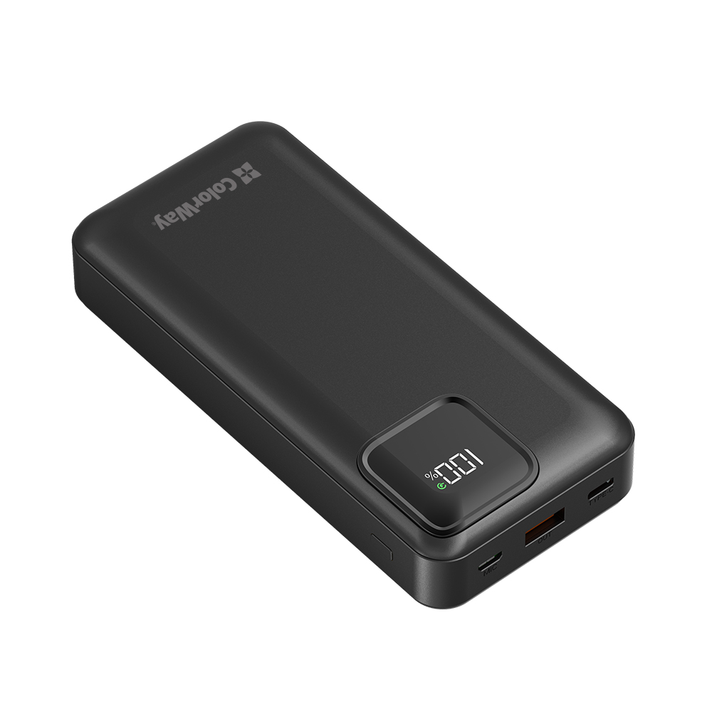 Повербанк ColorWay Optimal Power 20000 mAh black (CW-PB200LPB5BK-PDD)