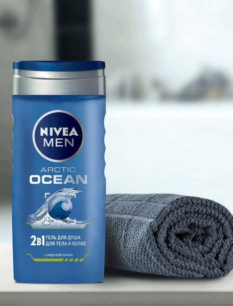 Гель-шампунь Nivea MEN Arctik Ocean 250 мл