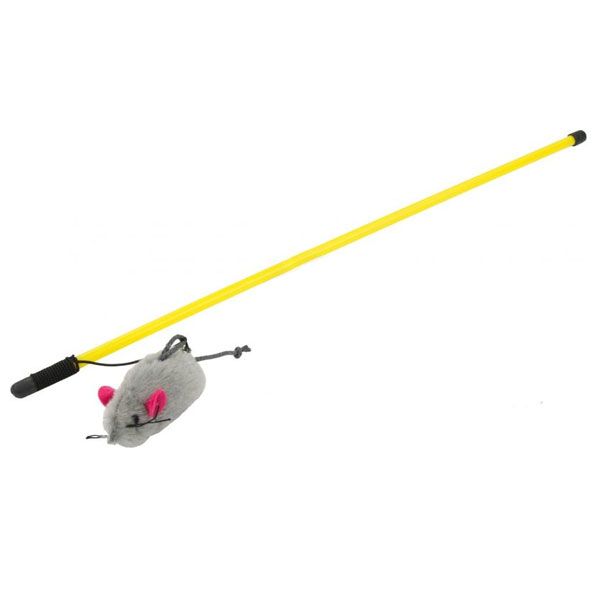Іграшка для котів Trixie Мишка на вудочці 50 см 4105