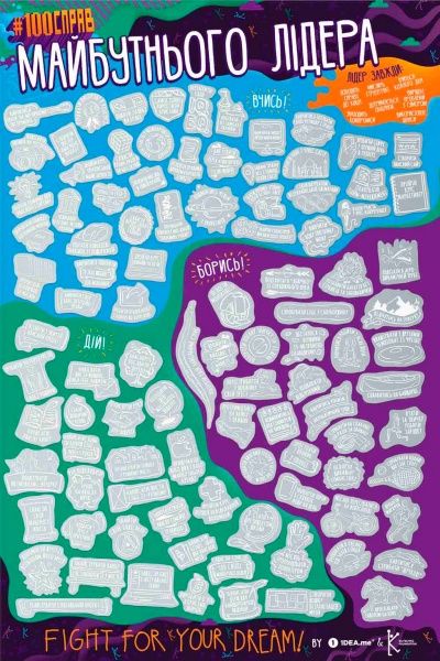 Интерактивный постер 1DEA.me #100 ДЕЛ БУДУЩЕГО ЛИДЕРА
