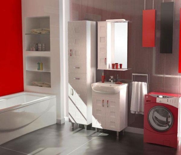 Зеркало со шкафчиком Aqua Rodos Асcоль 65 R 