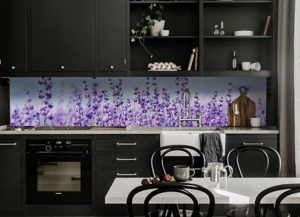 Наклейка на кухонный фартук Zatarga Нежная лаванда 65x250 см