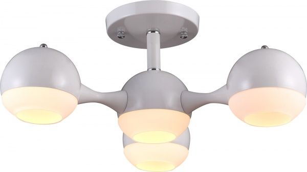 Люстра стельова Altalusse 4x40 Вт E27 білий INL-9374C-04 White 