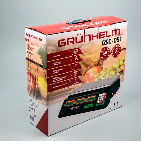 Ваги торговельні GSC-051 до 50 кг 