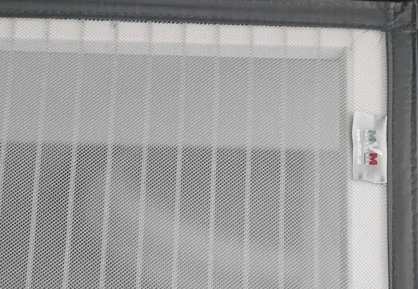 Сетка москитная на двери шторана магнитахраздвижная MVM на магнитах 1000х2200 мм титан