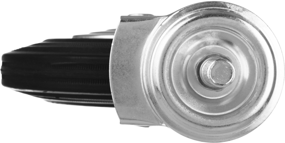 Колесо d200 мм резиновое поворотное с резьбовым штырем M16