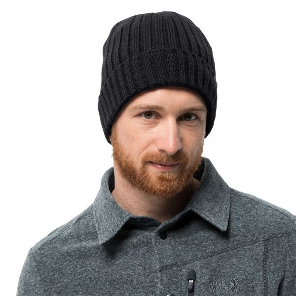 Шапка Jack Wolfskin STORMLOCK RIP KNIT CAP 1907121-6000 OS черный