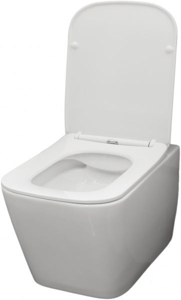 Унітаз підвісний EGO logic new rimless з сидінням slim soft-close