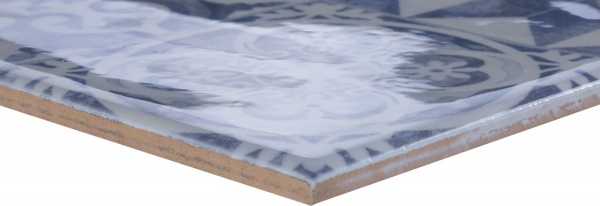 Плитка InterCerama Copper білий декофон 23*50 /244 061-1 23x50 