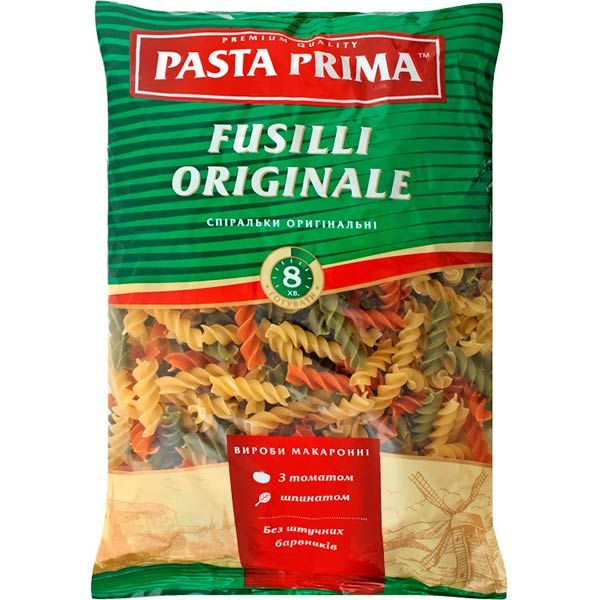 Макарони Pasta Prima Спіральки оригінальні 700 г 