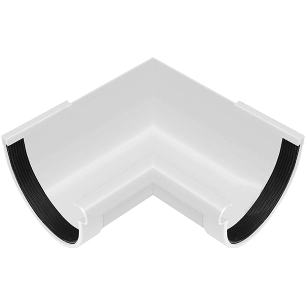 Угол внутренний RAINWAY 90° d90 мм белый 