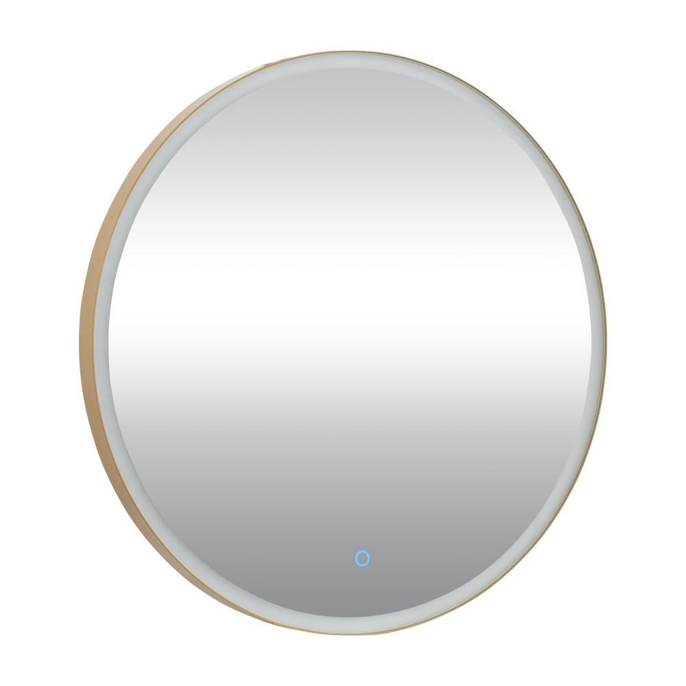 Зеркало со встроенной подсветкой Aqua Rodos Lorenzo gold D-70 sensor