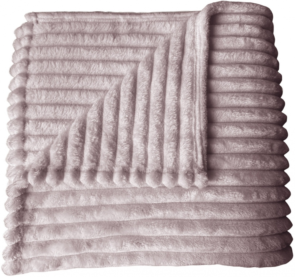 Плед Velvia 160x220 см пудровий La Nuit