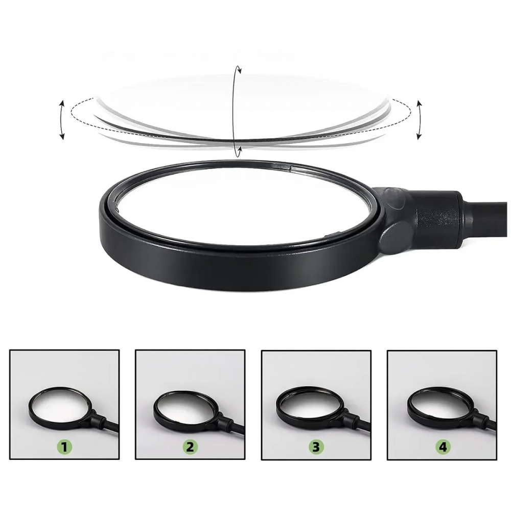 Зеркало велосипедное FK-419 Mirror-S черный