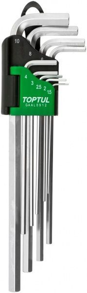 Набір ключів шестигранних Toptul GAAL0912