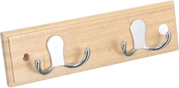 Вешалка для одежды II тип 2 хром/сосна