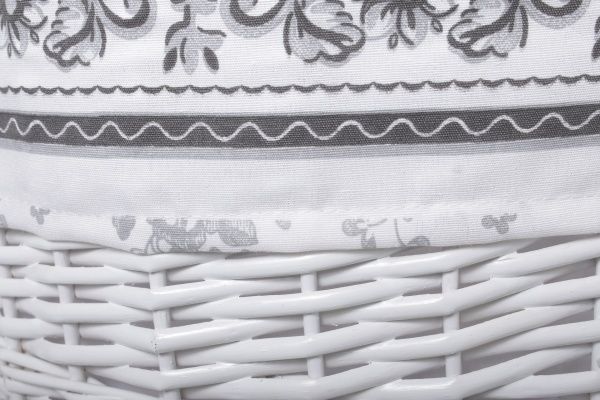 Кошик плетений з текстилем 51х37х56 см HQ13-53CD-1 